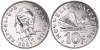 New Caledonia 2001 - 10 francs, UNC