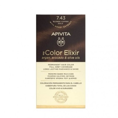 APIVITA My Color Elixir 7.43 Blond Aramiu Auriu foto