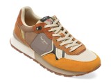 Cumpara ieftin Pantofi sport PEPE JEANS galbeni, MS40027, din material textil si piele naturala