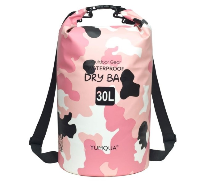 Sac impermeabil YUMQUA, 30L, roz - RESIGILAT