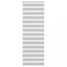 vidaXL Jaluzea tip zebra gri deschis lățime țesătură 70,9 cm poliester