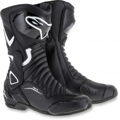 Ghete Moto Alpinestars Stella SMX-6 V2 Boots, Negru/Alb, Marime 36