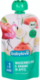 Babylove Piure de pepene cu banane și măr ECO, 12+, 100 g