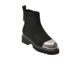 Ghete EPICA negre, K639B, din piele intoarsa
