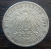 (A751) MONEDA DIN ARGINT GERMANIA, PRUSIA - 3 MARK 1908, LIT. A, WILHELM II, Europa