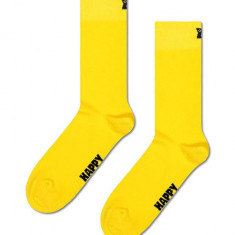 Happy Socks sosete Solid culoarea galben