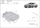 Scut motor metalic Toyota Corolla 2007-2018