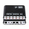 Convertor Audio Digital-Analog 5.1 DTS Dolby, PCM, 2x Toslink, Coaxial, RCA, Cablu Optic 1m, Alimentator