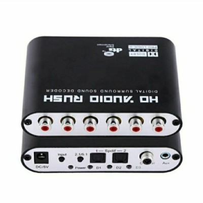 Convertor audio digital la analog 5.1 canale DTS DD foto
