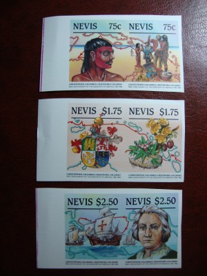 NEVIS COLUMB MNH foto