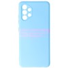 Husa Silicon Samsung Galaxy A32 Albastru Light - Protectie Premium, High Copy