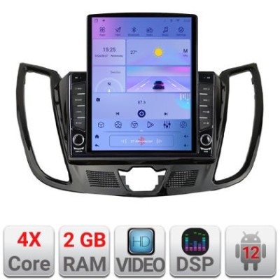 Navigatie Ford Kuga C-MAX Android radio gps internet quad core 2+32 ecran vertical 9.7&amp;quot; KIT-362-v2+EDT-E708 CarStore Technology foto