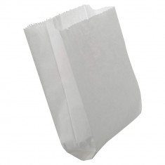 Set 750 Pungi din Hartie Kraft Alba,15x5x25 cm, Ambalaje din Hartie pentru Alimente, Ambalaje Hartie Fast-Food si Produse Vrac, Pungi Albe de Hartie p