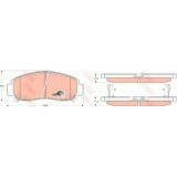 Placute frana Honda Civic 7 Hatchback (Eu, Ep, Ev), 03.1999-02.2006, Stream (Rn), 05.2001-, TRW