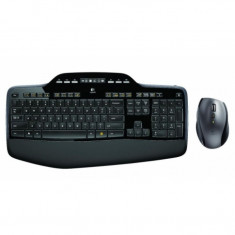 Kit mouse tastatura Logitech MK710 , Fara Fir, USB Receiver , 1000 DPI , Negru foto