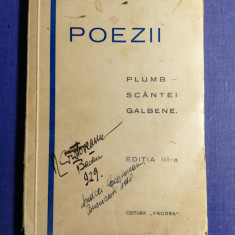 Gh Bacovia poezii plumb - scântei galbene ed lll