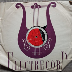 Placa gramofon/patefon Electrecord, orchestra de muzica usoara Electrecord