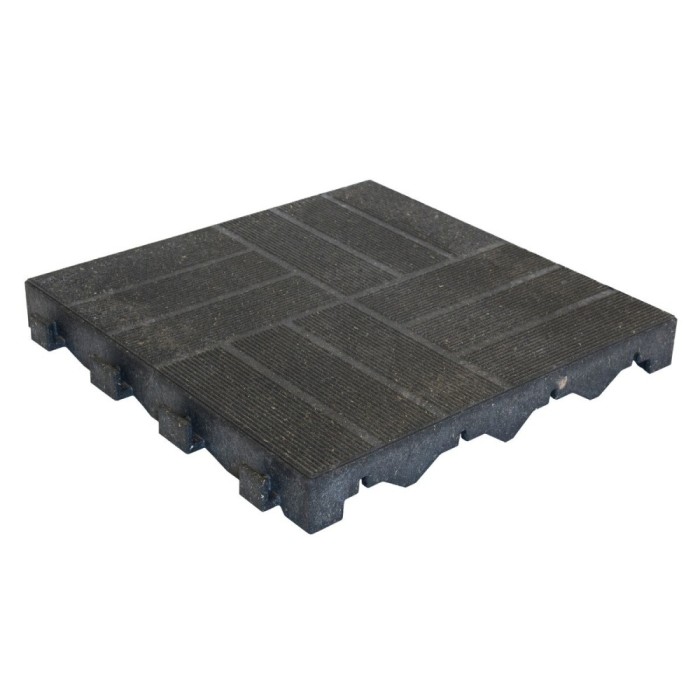 Placa podea exterior, WPC, exterior, gri, 400 x 400 x 45 mm