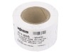 Etichetă Albă 10x25 mm cu Orificiu