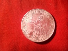 Moneda 500 lei 1941 Mihai I - Stefan cel Mare , argint , cal.buna