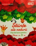 Stiinte ale naturii Fise de lucru Clasa a IV-a Nicolae Ploscariu Paperback Suport didactic