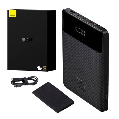 Baterie externa 20000mAh, 100W, 2xUSB, 2xType-C Baseus, PPBL000201 foto