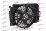 Ventilator radiator Bmw X5 E53 00-07, motor: 3.0 d, 380 W; 450 mm; 3 pini, SRLine, 64546919052; 64546921382