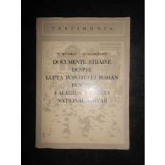 C. Botoran, O. Matichescu - Documente straine despre lupta poporului roman...