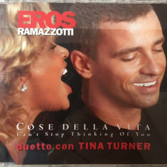 CD MAXI Eros Ramazzotti Duetto Con Tina Turner – Cose Della Vita (EX)