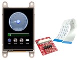 Afişaj TFT 2,4" cu touchscreen rezistiv, 240x320, 65k culori
