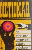 Dictionar de cuvinte, expresii, citate celebre - I. Berg (supracoperta uzata)