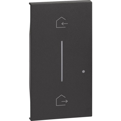 Placa controler conectat simbol IN OUT 2M Living Now Bticino negru KG40M2 foto