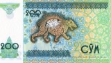200 SOM 1997 UZBEKISTAN UNC