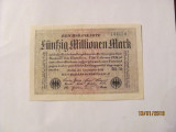 CY - 50000000 50 milioane marci mark 01.09.1923 Reichsbanknote Germania unifata