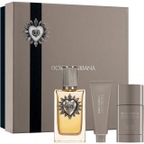 Dolce&amp;Gabbana Devotion For Men EDP Trio Gift Set set cadou pentru bărbați