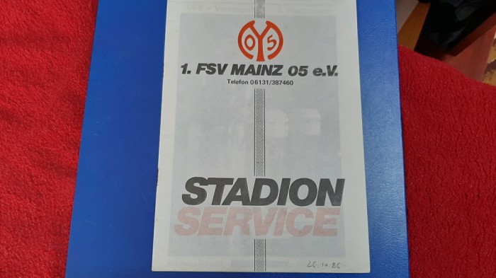 program FSV Mainz - Eintracht Frankfurt