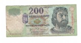 Bancnota Ungaria 200 forint/forinti 2007, circulata, stare buna