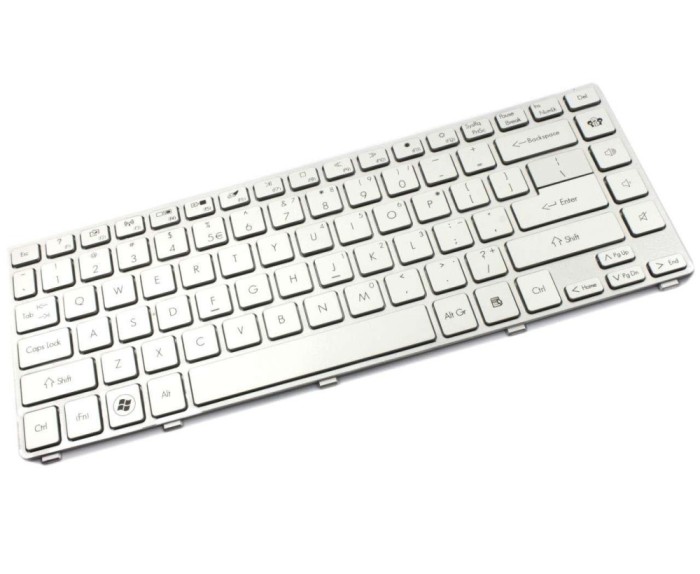 Tastatura Acer Argintie V3 471G, Aspire V3 471