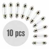 Bec auto C5W, 11x35mm 12V 5W, set de 10, Carguard