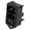 Conector alimentare AC 10A 250V IEC 60320 DD11