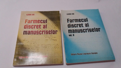 FARMECUL DISCRET AL MANUSCRISELOR ILEANA ILIE 2 VOL RF11/0 foto