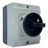 Intrerupator 3 poli 32A 7,5kw IP65 cu carcasa pornit oprit 400V blocabil, Omu System