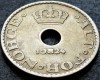 Moneda istorica 10 ORE - NORVEGIA, anul 1924 * cod 4885 = excelenta, Europa