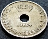 Moneda istorica 10 ORE - NORVEGIA, anul 1924 * cod 4885 = excelenta, Europa