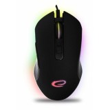 Mouse Optic Gaming Esperanza Nemesis EGM302 RGB 2400dpi 1.25m Usb-C Negru