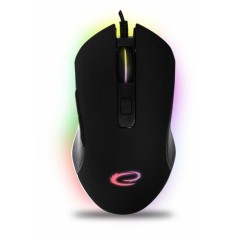 Mouse Optic Gaming Esperanza Nemesis EGM302 RGB 2400dpi 1.25m Usb-C Negru