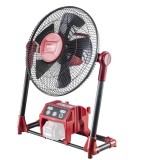 RAIDER Ventilator de lucru cu LED, 300 mm, 230 V, compatibil cu acumulator Li-Ion 20 V