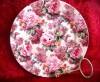 PLATOU FRUCTIERA PORTELAN FINE BONE CHINA ANGLIA RAMBLING ROSE TRANDAFIRI 27 CM