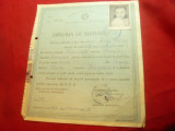 Diploma de Maturitate 1956 la Sc.Medie Mixta Resita