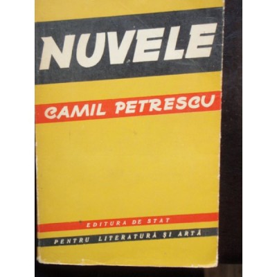 NUVELE - CAMIL PETRESCU foto